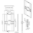 Vogels PFA 9162 Back Cover for 75-80" monitors in portrait orientation product image