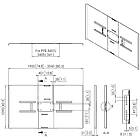 Vogels PFA 9163 Back Cover for 84-86" monitors in landscape orientation product image