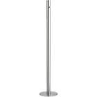 Stainless Steel Bolt‑down floor stand, mid‑level for 19‑55" Monitor or TV screens