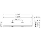 Vogels PFB 3411B Connect-it 1175mm Interface bar finished in Black product image