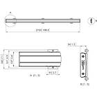 Vogels PFB 3427B Connect-it 2765mm Interface bar finished in Black product image