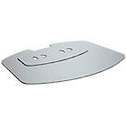Vogels PFF 7030S Connect-it Dual Column Extra-Large Floor Plate finished in Silver
