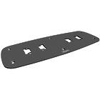 Vogels PFF 7070B Connect-it Bolt down plate for twin columns, finished in silver