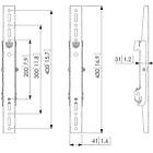 Vogels PFS 3204 Vertical mounting arms for LCD/LED monitors and commercial TV's product image