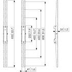 Vogels PFS 3208 Vertical mounting arms for LCD/LED monitors and commercial TV's product image