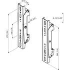 Vogels PFS 3302 Vertical mounting arms for LCD/LED monitors and commercial TV's product image