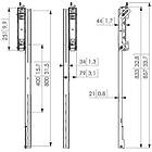 Vogels PFS 3508 Vertical mounting arms for LCD/LED monitors and commercial TV's product image