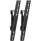 Vertical mounting arms for LCD/LED monitors and commercial TV's