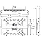 Vogels PFW 6852 Turn and Tilt Universal Extending Wall Monitor Mount product image