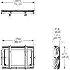 Vogels PFW 6870 Portrait Video wall pop-out module product image