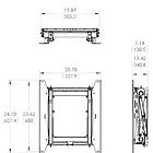 Vogels PFW 6875 Portrait Video wall pop-out module product image