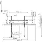 Vogels PFW4700 Low profile lockable wall mount for 55-80 inch monitors product image