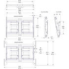 Vogels PFW6851 Turn and tilt universal wall mount for 42-65" monitors product image