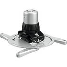 Vogels PPC1500S Universal Projector Ceiling Mount (Max 20kg; 14cm length adjustment, 0-15deg. tilt; Finished in silver)