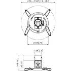 Vogels PPC1500S Universal Projector Ceiling Mount product image