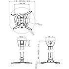 Vogels PPC2585 Universal Projector Ceiling Mount product image