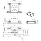 Vogels PUA 9516 Girder H-Beam clamp product image