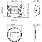 Vogels PUC 1060 Connect-it Fixed Ceiling Plate product image