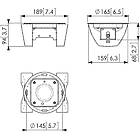 Vogels PUC 1065 Connect-it Rotating Ceiling Plate product image