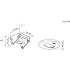 Vogels PUC 1080 Connect-it Tilting and Turning Ceiling plate product image