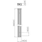 Vogels PUC 2920 200cm Connect-it Video Wall column finished in black product image