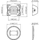 Vogels PUC1060 Connect-it Fixed Ceiling Plate product image