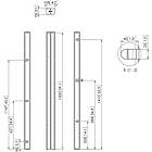 Vogels PUC2715S 150cm Connect-it Floor column finished in silver product image