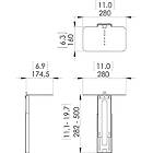 Vogels PVA 5050 Camera/loudspeaker holder for displays up to 55" product image