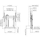 Vogels RISE 2008 (B) Motorised Height Adjustable Monitor/TV Floor-to-Wall Stand product image