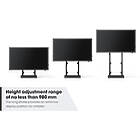 Vogels RISE 2008 (W) Motorised Height Adjustable Monitor/TV Floor-to-Wall Stand product image