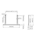 Vogels RISE A111 Accessory Mounting Kit for RISE Motorised Display Lift product image