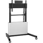 Motorised Height Adjustable Trolley with cabinet for 42‑86" monitors