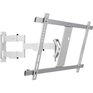 M VESA Flexarm Thin White Large Tilt & Swivel Monitor Wall Mount