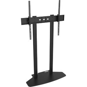 M Public Display Stand 180 Dual Pillar Floorbase Plinth Monitor Stand with Flight Case
