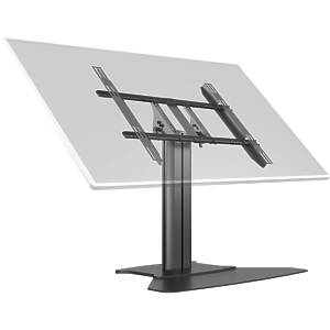 M Public Display Stand 80 HD Floorbase Single Black 0–90° Tilting Low‑Level Monitor Plinth Stand