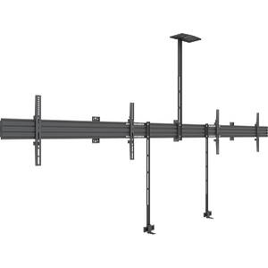 M Pro Series - Collaboration - Side by Side 86″ Video Conferencing Twin Monitor Mount