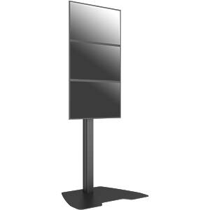 M Floorstand Column Pro MBFSC3U 180 VESA 75/100   Triple-monitor freestanding or bolt-down stand