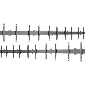 M Wallmount Pro MBW5U Micro Adjustable Black 5 × Monitor Wall Mount