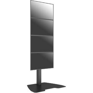M Floorstand Column Pro 180 VESA 75/100   Multi‑monitor free‑standing or bolt‑down stand