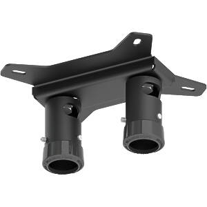 Twin Column Ceiling Plate with 150mm Centres, Max 200kg