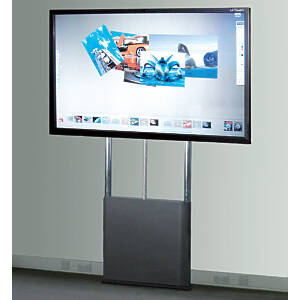 PowaLift Floor‑to‑Wall Electric Monitor Lift for