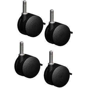 4 × 7.5cm Braked castor