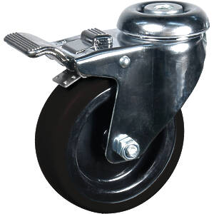 1 × 10cm Heavy duty braked castor