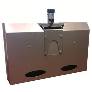 Full rear cover for 58–70″ large format displays