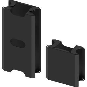 Floor to Wall bracket infill panels for dual column models