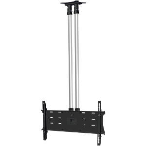 Monitor/TV ceiling mount kit with twin 3 metre columns
