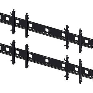 ScreenRail 2×2 video wall mounting system for 50″ monitors