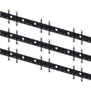 ScreenRail 4×4 video wall mounting system for 50″ monitors