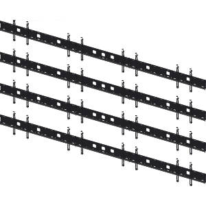 ScreenRail 4×4 video wall mounting system for 55″ monitors
