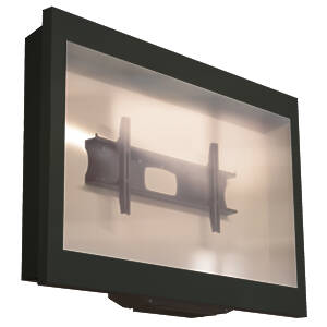 Aluminium outdoor housing for 33–57″ monitors